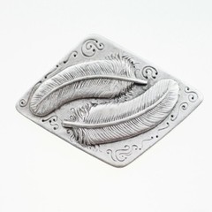 Springs belt buckle, belt buckle-interchangeable buckle old silver