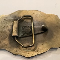 Men’s Belt Buckle Lot (3) – Arrowhead, BiCentennial Comm. Coins , Wolf Pack