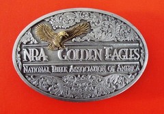 1994 NRA Golden Eagles Limited Rifle Western Belt Buckle