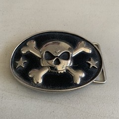 Famous Stars and Straps Belt Buckle Skull Bottle Opener