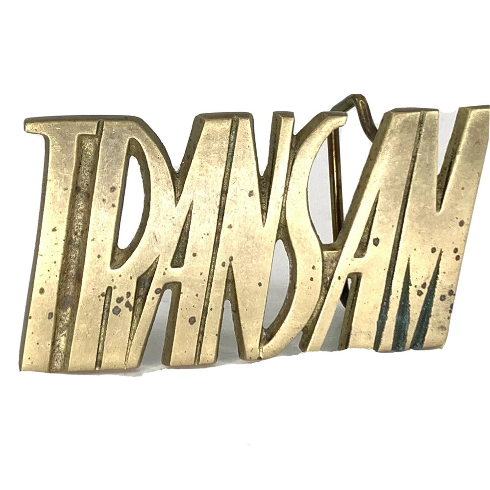 Solid brass trans am belt buckle Vintage Transam Bbb 4500