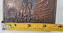 Tall In The Saddle Western Belt Buckle READ 2 1/2 x 3 1/2 Metal