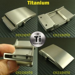 Titanium Classical anti allergy Plate Belt buckles for 35mm width belt Z372A