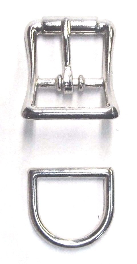 Lot Set of 100 3/4&Prime; Center Bar Buckles with D rings 200 pieces total USA quality