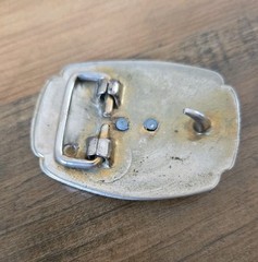 Western Silvertone Longhorn Bull Head Belt Buckle Cowboy/Cowgirl For 1&Prime; Strap
