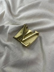 Louis Vuitton LV Initiales Belt Buckle Gold Tone