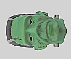 Frankenstein Belt Buckles Monsters Green Metal Painted New Men Women Rock Rebel