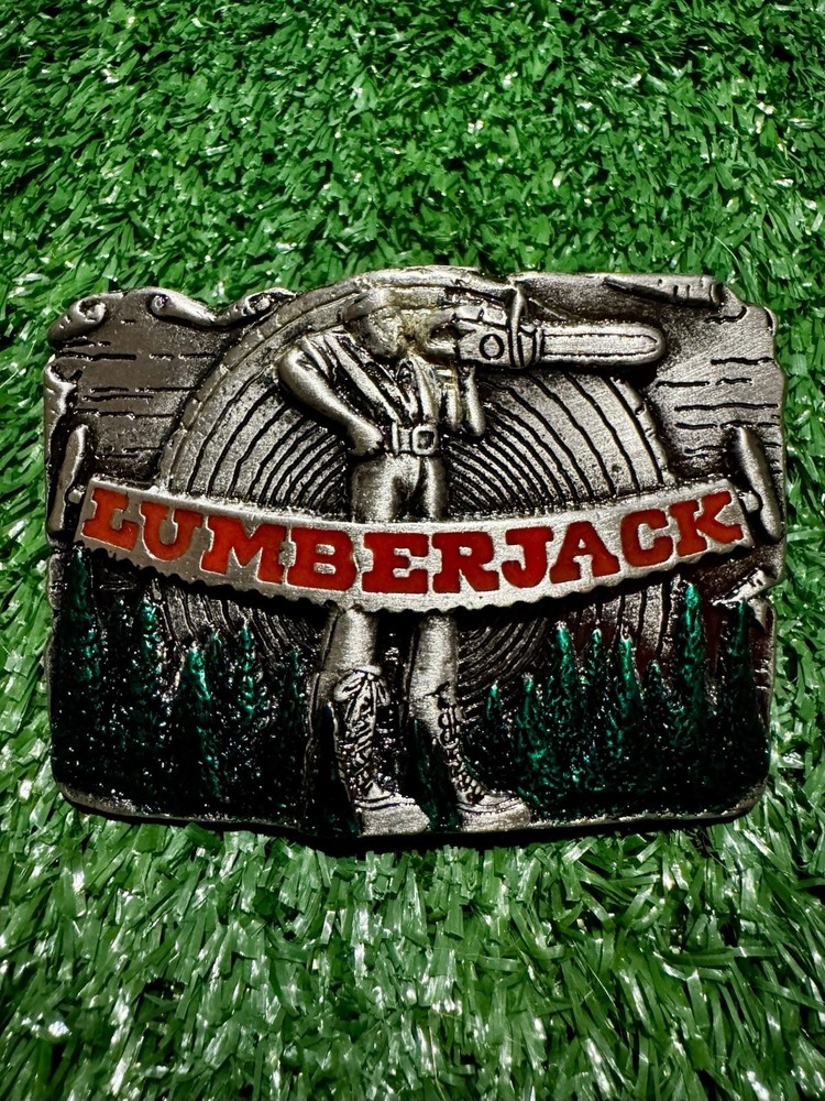 Lumberjack Wood Logger Men&rsquo;s Belt Buckle