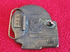Beer Drinkers Get More Head Belt Buckle Vintage 1980 Great American Buckle Co