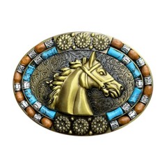 Vintage Ethnic Carved Belt Buckle Metal Teenager Belt Buckle Replacement