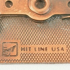 Vintage Matsco Solid Brass Belt Buckle BTS Hit Line Made inUSA
