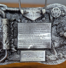 Vintage Iowa Farming 1984 Belt Buckle #702 Iowa Collectors Farming Belt Buckle