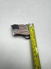 American Flag USA &lsquo;Murica Patriotic Red White Blue Stars & Stripes Belt Buckle