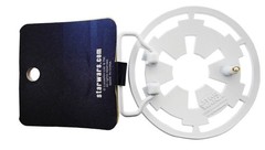 STAR WARS IMPERIAL LOGO BELT BUCKLE WHITE METAL ORIGINAL NEW AUTHENTIC WITH TAG