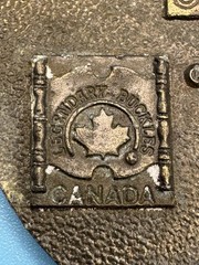 P.T.R.A. Port Terminal Railroad Logo Metal Belt Buckle Vintage Jimm Watson 1977