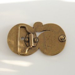 Belt buckle with spiral pattern belt buckle buckle 4 cm removable belt buckle