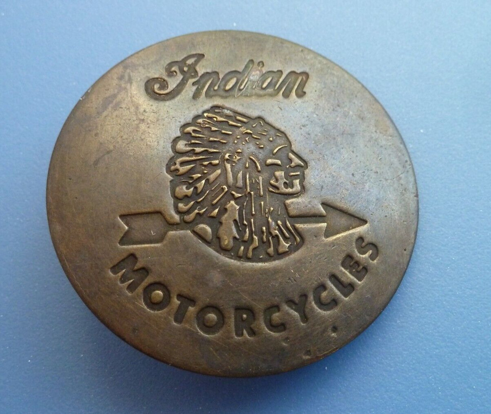 VINTAGE ORIGINAL INDIAN MOTORCYCLE PIN BADGE NOT A MODERN MADE IN CHINA REPOP