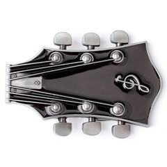 Music Guitar Belt Buckle Western Cowboy Native American (GTR-01-BK)