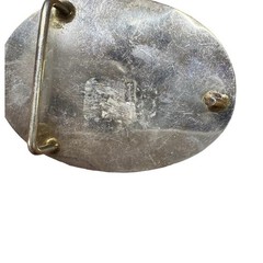 VTG Alpaca Silver abalone Bird Inlay Belt Buckle