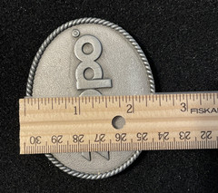ZIPPO Pewter Belt Buckle and ZIPPO Click Lapel / Hat Pin