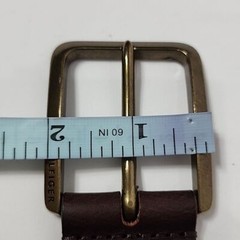 Tommy Hilfiger Men&rsquo;s Brown Chocolate Leather Belt Size 32 NWT