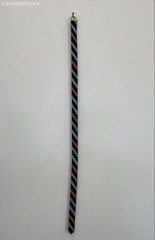 Tommy Hilfiger Mulicolor D Ring Belt Striped Fabric – Size Small