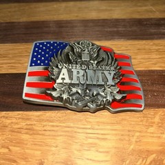 The United States Army Belt Buckle American Soldiers Military Cowboy