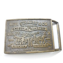 60&rsquo;s Levi&rsquo;s Belt Buckle Vintage Extremely Rare Levi Strauss Button Type yh522