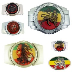 Reggae Lion of Judah Goth Tattoo Tribal RASTAFARIAN Belt Buckles Halloween Party