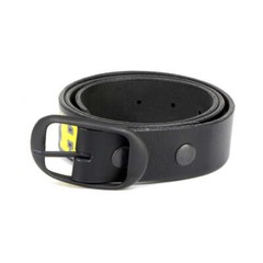 Milwaukee Leather MP7112 Men&rsquo;s We The People Black Genuine Leather Belt Buckle