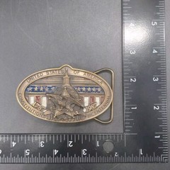 United States of America Constitution Bicentennial Belt Buckle Eagle Flag Ltd Ed