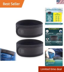 Patented Ultra-Soft Invisible Belt for Men & Women – Adjustable, Black 32&Prime;-43&Prime;