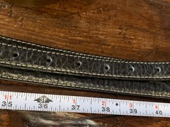 Carlos Ramos Navajo James Reid style Sterling Silver Belt Buckle 36-38✅🦬