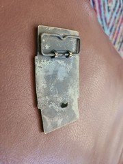 VINTAGE GEORGE DICKEL TENNESSEE SOUR MASH WHISKY BELT BUCKLE Only