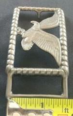 EAGLE HAWK BIRD FLIGHT FLYING SOARING CUTOUT DESIGN BELT BUCKLE