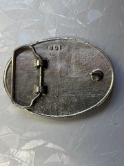 Rare Vintage Kings Island The Beast Roller Coaster Amusement Park Belt Buckle