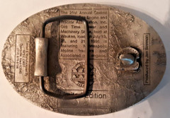 belt buckle Central Hawkeye 1996 Gas Engine & Tractor Assoc. Moline limited # 32