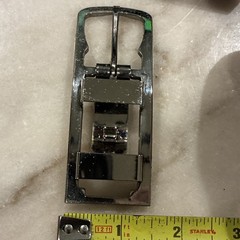 The Sportsman Buckle Multi-Tool Belt Buckle Mens Gold Good Bottle Opener Vintage