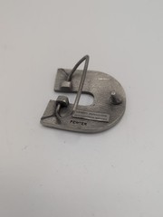 Vintage Cummins Diesel Belt Buckle Logo Pewter Metal