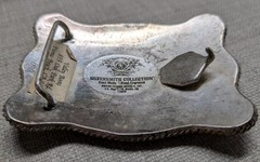 vintage SILVERSMITH COLLECTION belt buckle HORSE equestrian WESTERN cowboy