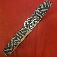 Gucci Interlocking G Belt Caleido Print GG Coated Buckle Canvas Size 50/125