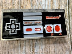 Official Classic Nintendo NES System Video Game Controller Figural Belt Buckle