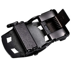 Dubulle Men&rsquo;s 40mm Automatic Ratchet Belt Buckle Only One Size, Gunmetal Black