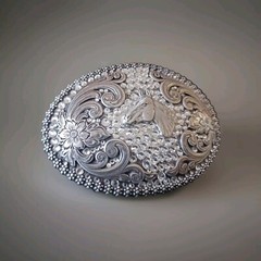 Nocona Blazin Roxx Horse Head Crystal Western Belt Buckle HORSE 37536