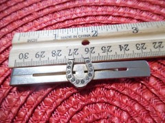 Vintage Anson COWBOY Tie Bar Clip Pin Brooch Lucky Horseshoe Boot WESTERN Rodeo