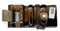 Men&rsquo;s Belt Buckle Auto sliding Self locking ratcheting track line buckle #68S