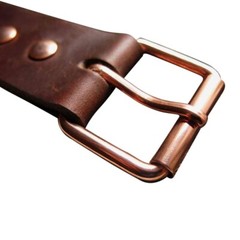 Copper Buckle – Roller Belt Buckle, Made in USA, 1¼ » 1⅜ » 1½ » 1⅝ » Inch Widths