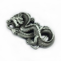 Chinese Dragon Western Cowboy Belt Buckle for Men & Women Fit 1.5in Belts