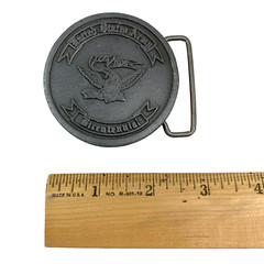 United States Army Bicentennial 1775 1975 Metal Belt Buckle Hit Line USA