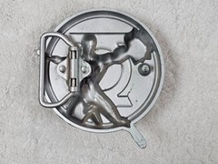 Green Lantern Metal Belt Buckle Silver Toned Green Enamel Superhero 3&Prime;